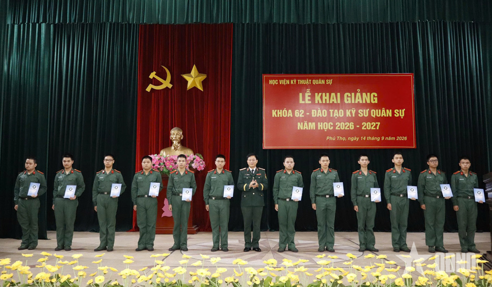 Học viện Kỹ thuật quân sự khai giảng khóa 62 đào tạo kỹ sư quân sự